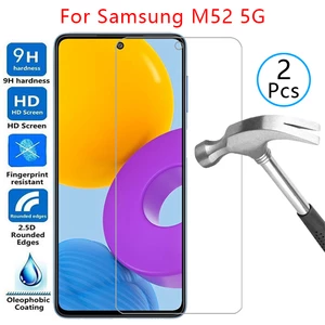 tempered glass case for samsung m52 5g cover on galaxy m 52 52m phone coque samsun samsumg sansung galaxi samsungm52 galaxym52