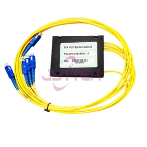 ABS Box Type 1x4 Fiber Optical PLC Splitter SC /UPC Singlemode Coupler