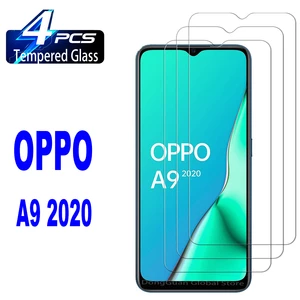 2/4Pcs Tempered Glass For OPPO A9 2020 A5 2020 Screen Protector Glass