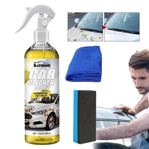 100ml Car Interior Cleaner Anti-aging Cleaning Spray Multifunction Universal Car Care Automobile Cleaning Accessories