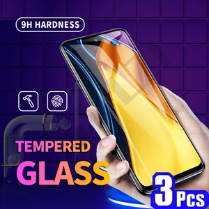 3/5Pcs full cover phone screen protector for Xiaomi pocophone F1 POCO F2 X3 M2 M3 pro F3 GT X2 C3 tempered glass protective film