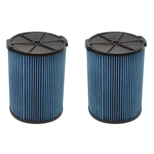 2X Filter For Ridgid VF5000 Vacuum Cleaner 3-Layer Pleated Paper Wet/Dry Vacuum Filter Vacuum Cleaner Parts