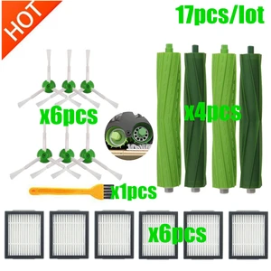 Hepa Filter+Side Brush+Brush Roll+dust bags Replacement for iRobot Roomba i7 E5 E6 I Series Robot Vacuum Cleaner Spare Parts