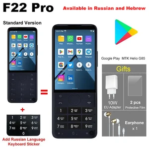 Qin F22 Pro Russian Hebrew keyboard Duoqin MTK Helio G85 Wifi 3.54 Inch 4GB 64GB Bluetooth 5.0 Touch screen Global Version Phone