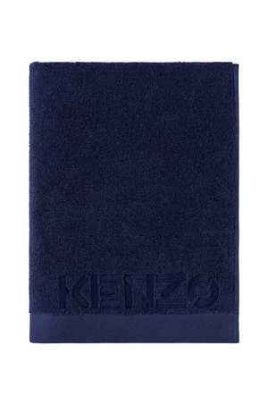 Malý bavlnený uterák Kenzo Iconic Navy 45x70 cm