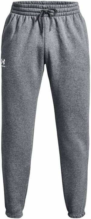 Under Armour Men's UA Essential Fleece Joggers Pitch Gray Medium Heather/White L Pantalones deportivos