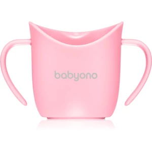 BabyOno Be Active Ergonomic Training Cup tréningový hrnček s držadlami Pink 6 m+ 120 ml