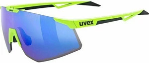 UVEX Pace Perform CV Yellow Mat/Mirror Blue Okulary rowerowe