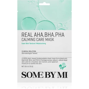 Some By Mi Clinical Solution AHA∙BHA∙PHA Calming Care Mask upokojujúca plátienková maska pre problematickú pleť 20 g