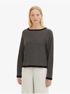 Black Women Patterned Sweater Tom Tailor - Women