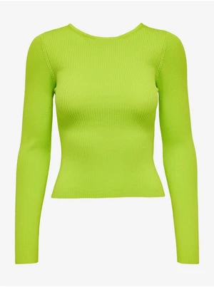 Light Green Sweater with Opening at Back ONLY Emmy - Women