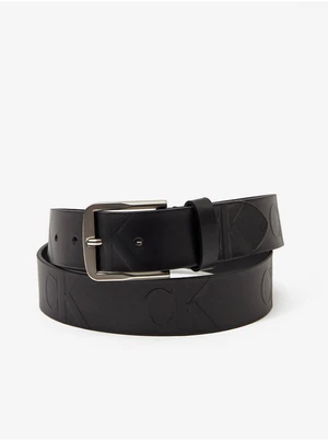 Black Men's Leather Belt Calvin Klein Jeans - Men's