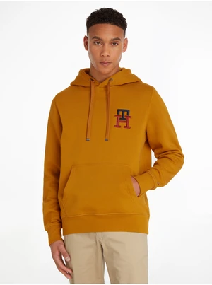Mustard Mens Hoodie Tommy Hilfiger - Men