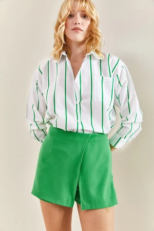 Bianco Lucci Women's Mini Skirt with Shorts