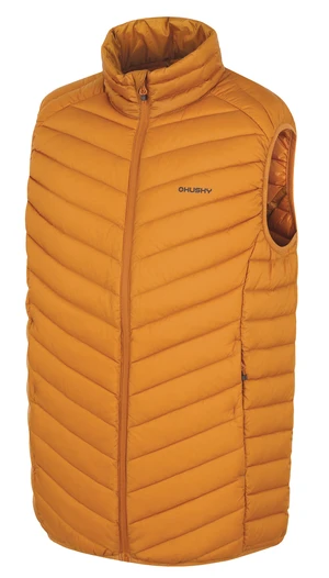 HUSKY Dresles M mustard men's down vest