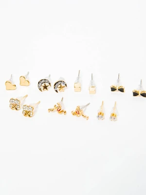 Gold earrings Yups dbi0442. R06