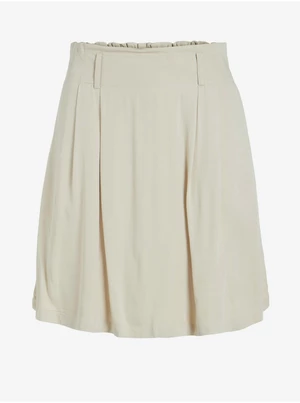 Béžová krátká sukně VILA Vero - Dámské