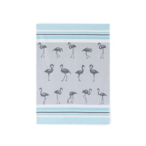 Zwoltex Unisex's Dish Towel Flamingi Graphite/Pattern