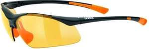 UVEX Sportstyle 223 Black/Orange/Litemirror Orange Okulary rowerowe