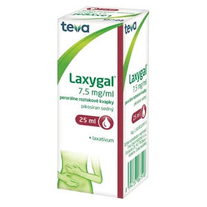 LAXYGAL 7,5 mg/1 ml perorálne roztokové kvapky 25 ml