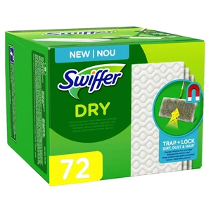 SWIFFER Prachovky na podlahu suché 72 kusů