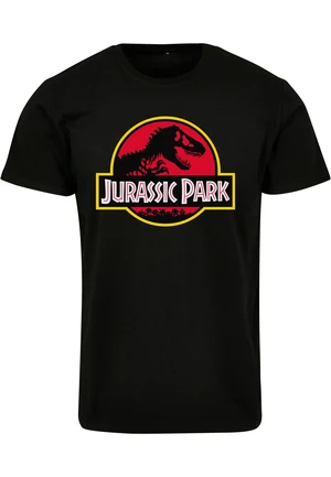 Czarna koszulka z logo Parku Jurajskiego
