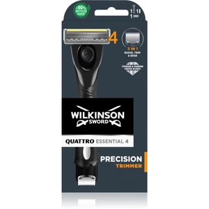 Wilkinson Sword Quattro Precision Trimmer holiaci strojček + náhradné hlavice 1 ks