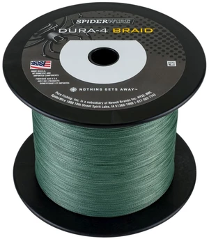 Spiderwire splétaná šňůra dura4 green-průměr 0,40 mm / nosnost 45 kg