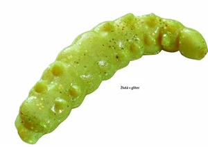 Berkley gumová nástraha  powerbait vosí larvy 2,5 cm 55 ks-červená