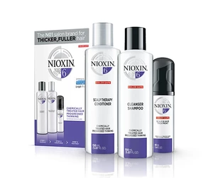 Sada pro silně řídnoucí chemicky ošetřené vlasy Nioxin System 6 Trial Kit No.6 (81423412) + dárek zdarma