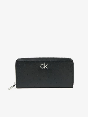 Calvin Klein Re-Lock Slim Peněženka Černá