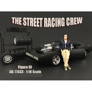 The Street Racing Crew Figure III For 118 Scale Models by American Diorama