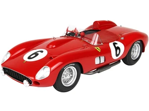 Ferrari 335S 6 Phil Hill - Peter Collins 24 Hours of Le Mans (1957) with DISPLAY CASE Limited Edition to 99 pieces Worldwide 1/18 Model Car by BBR