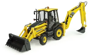 Komatsu WB93R-8 Backhoe Loader 1/50 Diecast Model by Universal Hobbies