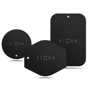 Príslušenstvo FIXED Icon Plates, sada magnetických plíšků, 3ks (FIXIC-PL-BK) čierny sada magnetických plieškov • 3 ks v balení • určené pre magnetické