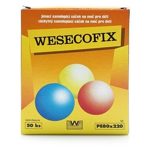 Bruofix Wesecofix Samolepící sáček ke sběru moči u malých dětí 80 x 220 PE 50 kusů