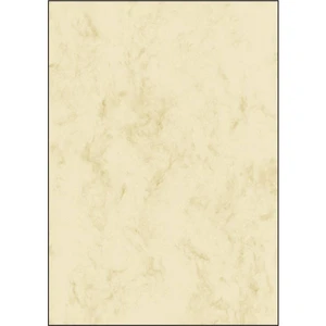 Sigel DP372  okrasný papier mramor  A4 90 g/m² béžová 100 listov