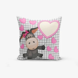 Obliečka na vankúš s prímesou bavlny Minimalist Cushion Covers Heart Radenna, 45 × 45 cm