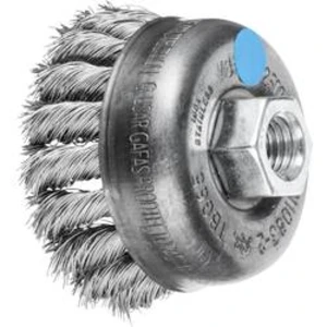 Hrnkový kartáč se závitem, gezopft POZITIVNÍ830TBG 65/M14 INOX 0,35 PFERD Tbg, 43305003, 1 ks