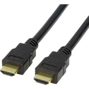 HDMI kabel LogiLink [1x HDMI zástrčka - 1x HDMI zástrčka] černá 1.00 m