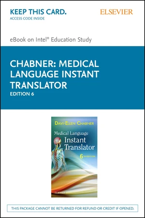 Medical Language Instant Translator -- E-Book