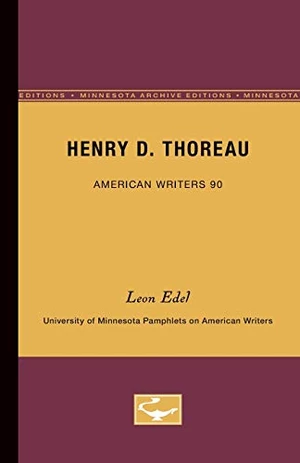 Henry D. Thoreau - American Writers 90