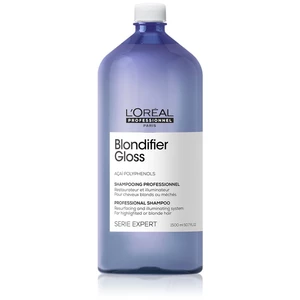 L’Oréal Professionnel Serie Expert Blondifier zkrášlující a regenerační šampon pro zesvětlené, melírované studené blond vlasy 1500 ml
