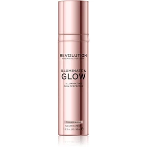 Makeup Revolution Glow Illuminate tekutý rozjasňovač odstín Sparkling Wine 40 ml