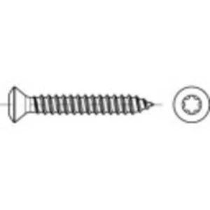 Šrouby do plechu se zápustnou hlavou Toolcraft, ocelové, DIN 7983, 3,9 mm x 13 mm, 100 ks