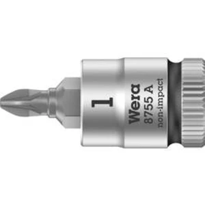 Nástrčný klíč Wera 8755 A, křížový PZ, 1/4" (6,3 mm), chrom-vanadová ocel 05003353001