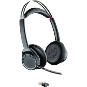 Telefonní headset s Bluetooth bez kabelu Plantronics UC B825M na uši černá