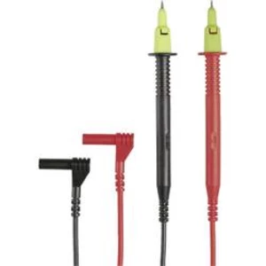 Gossen Metrawatt KS17-2 sada bezpečnostních měřicích kabelů [zkušební hroty - 4 mm zástrčka] černá, červená, 130.00 cm