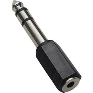 Adaptér jack jack zástrčka 6,3 mm - jack zásuvka 3,5 mm TRU COMPONENTS TC-2517004, stereo, pólů 3, 100 ks