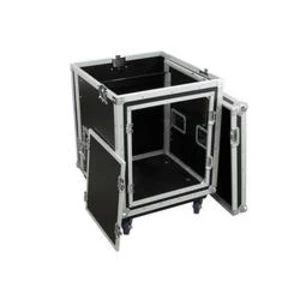 Case (kufr) Omnitronic 14 HE 3010999P, (d x š x v) 610 x 560 x 1020 mm, černá, stříbrná